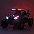Дитячий двомісний Багі UTV CAN AM Police (синій колір) 24V, фото 4