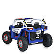 Дитячий двомісний Багі UTV CAN AM Police (синій колір) 24V, фото 9