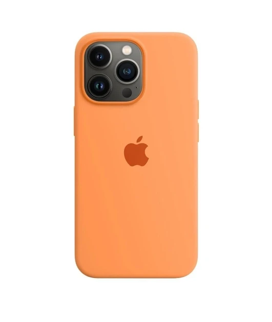 Чохол силіконовий для Айфон 13 Pro / Silicone Full Case для iPhone 13 Pro (Помаранчевий / Kumquat), фото 1