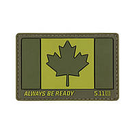 Нашивка 5.11 Tactical Canada Flag Patch Sage Green