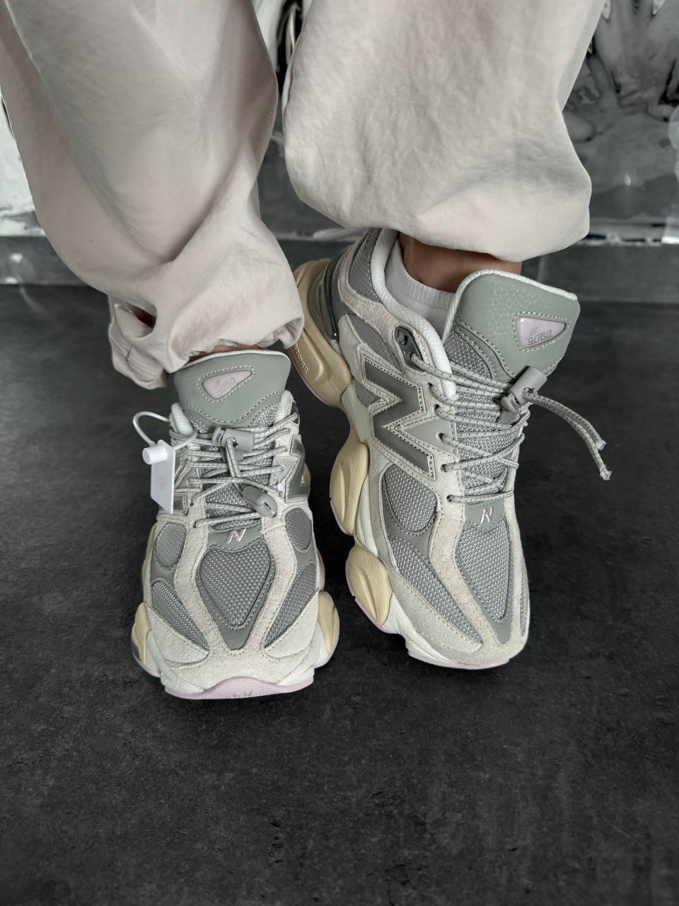 Кросівки чоловічі cірі New Balance 9060 Grey Beige Pink (14884), фото 1