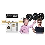 Дерев'яна дитяча кухня XXL з посудом 129х98х30 см Ricokids 7836 біла Польща, фото 10