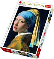 Пазлы Trefl Девочка с жемчужинами 1000 элементов серии Арт коллекция 68х48 см 10522 KB, код: 8264303