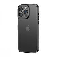 Rock Guard Touch Protection Case Anti-drop Lens Protection iPhone 15 Pro Titanium Black