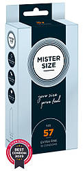 Презервативи Mister Size 57 Pure Feel 10 шт ZIPMARKET