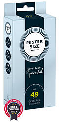 Презервативи Mister Size 49 Pure Feel 10 шт ZIPMARKET