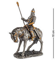 Статуэтка оловянная Veronese Воин на коне 10 см 1903554 фигурка миниатюра