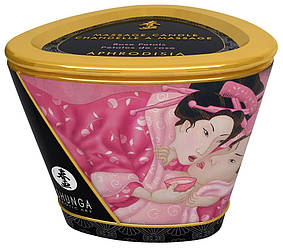 Масажна свічка Shunga Massage Candle Rose Petals із запахом троянди 170 мл ZIPMARKET