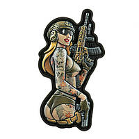 M-Tac нашивка Tactical girl №4 PVC tatoo Якудза