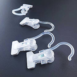 Прищіпка вішалка експозиційна прозора для одягу, лосин, шкарпеток, аксесуарів