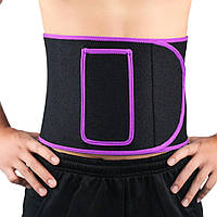 Бандажный пояс для похудения Sweat Belt с карманом для телефона Black (3_04781)