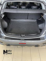 Накладка на бампер з загином Mitsubishi ASX з 2019 р. (Carbon)