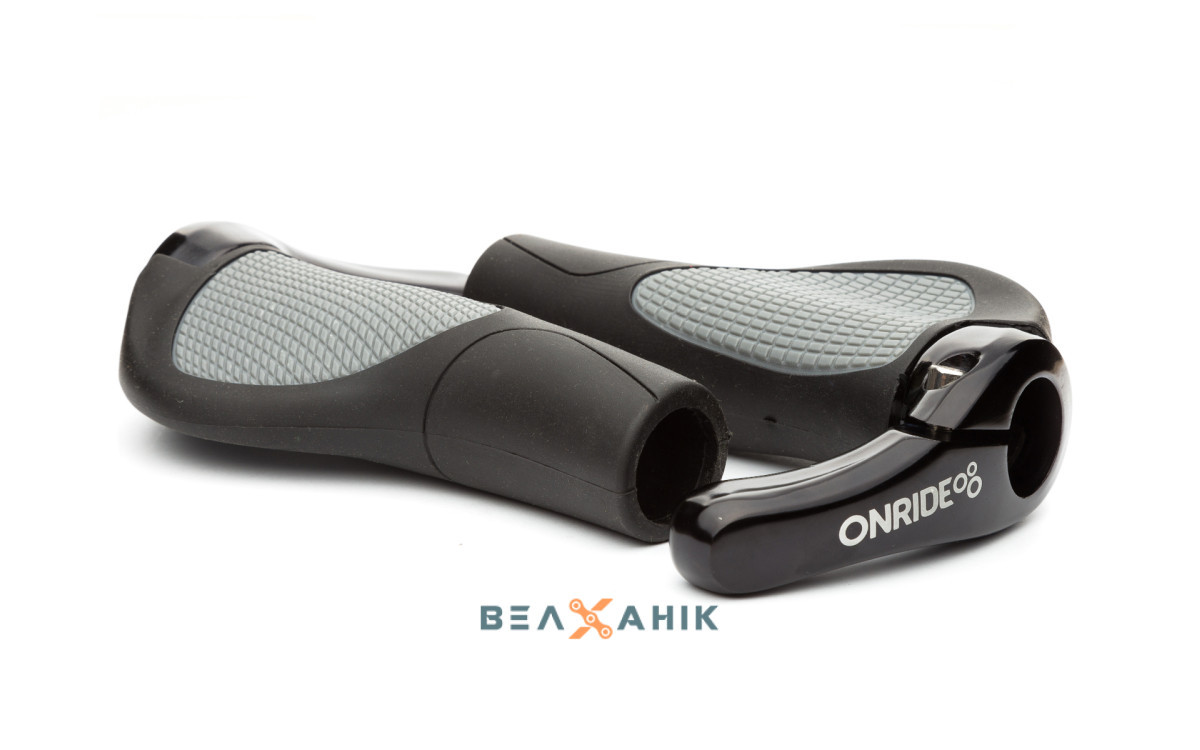 Ручки керма (гріпси) ONRIDE HornGrip70 140 мм чорні-сірі