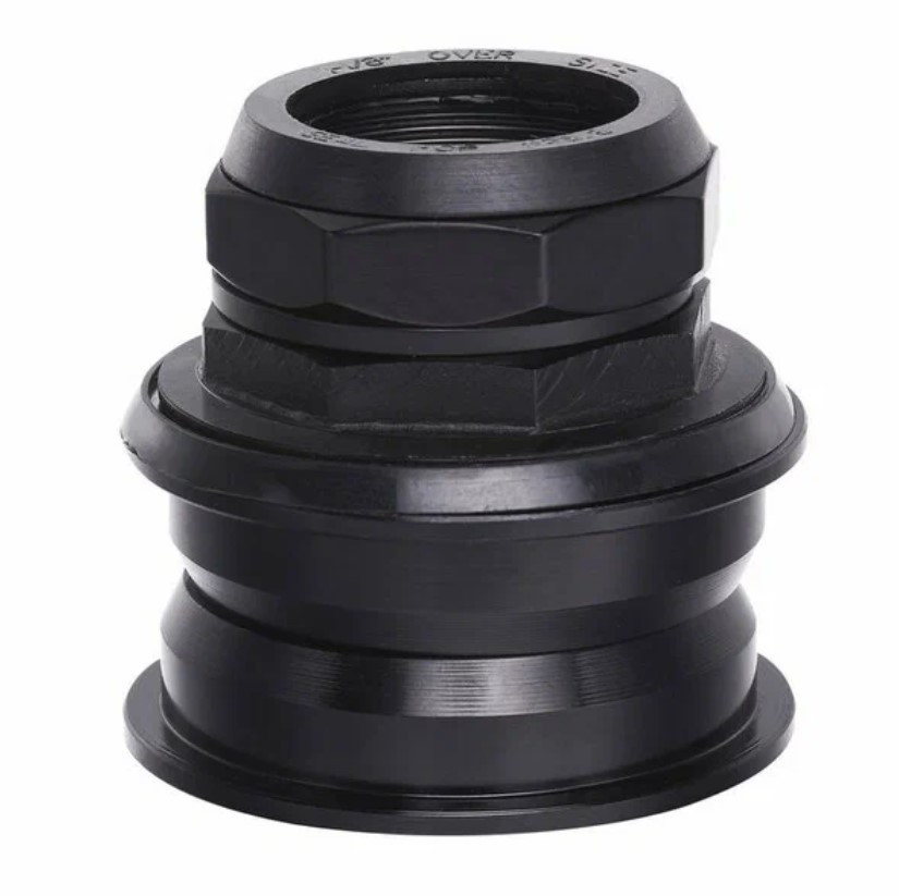 Рулевая колонка різьб. напівінтегр. 1-1/8 KENLI KL-B320 на пром.подшипн. чорний (матовий) (комплект)