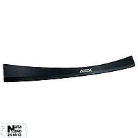 Накладка на бампер з загином Mitsubishi ASX з 2016 р. (Nataniko Carbon)