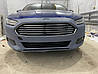 Бампер на Ford Fusion 2013-2016 / Mondeo MK5 2014-2017 передній без отворів під парктроніки DS7Z17D957AAPTM, фото 5
