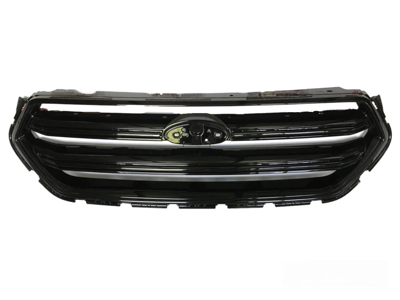Решітка радіатора grill Ford Escape MK3 17-19 повністю чорна смужка GJ5Z-8200-CC