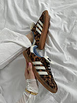 Жіночі Кросівки Adidas Samba x Wales Bonner Leopard Brown / Адідас Самба Уельс Боннер Леопард Коричневі, фото 3