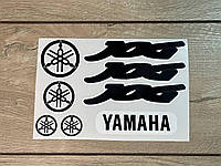 Комплект наклеек Yamaha Jog виниловые . на скутер мопед мотоцикл. Чорный цвет