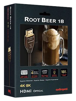 Кабель AudioQuest HDMI Root Beer 18 Optical 10.0 m, фото 4