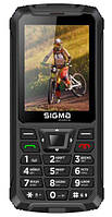 Мобильный телефон Sigma mobile X-treme pr68 Black, 2 Sim , 2.8" (240x320), microSD (max 32Gb), Cam 0,3Mp, no