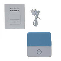 Портативній термопринтер "Portable mini printer" (голубой) [tsi238819-TSІ]