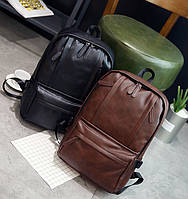 Повседневный мужской рюкзак для мужчин портфель PU кожа Denwer P Повсякденний чоловічий рюкзак для чоловіка