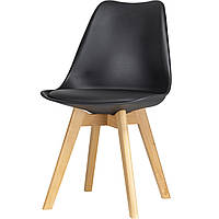 Комплект стульев Doros Бин Черный 49х43х84 (42005076) - 2 шт PR, код: 8260501