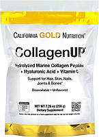 Комплекс для кожи, волос, ногтей California Gold Nutrition CollagenUP, Marine Hydrolyzed Coll EH, код: 7517574