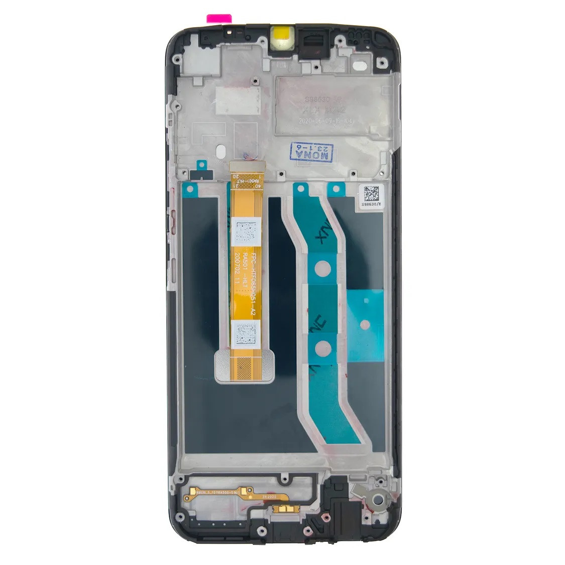 Дисплей REALME C11 модуль в зборі з тачскріном і рамкою, Original RPC, чорний