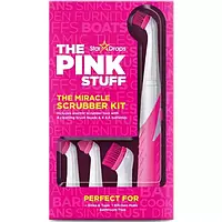 Щетка для уборки и 4 насадки The Pink Stuff The Pink Stuff Miracle Scrubber Kit
