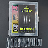 Верхні форми 120 шт./уп, Дизайнер - для нарощування нігтів F7 Rounded square