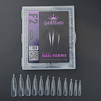 Верхні форми 120 шт./уп, Дизайнер - для нарощування нігтів F2 Almond long
