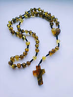 Вервиці MINOV 2790 з натурального бурштину на 50 намистин 37 см