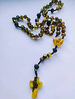 Вервиці MINOV 2796 з натурального бурштину на 50 намистин 37 см