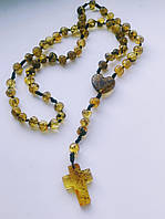 Вервиці MINOV 2798 з натурального бурштину на 50 намистин 37 см