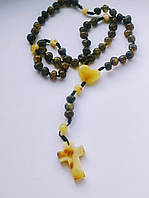 Вервиці MINOV 2800 з натурального бурштину на 50 намистин 37 см