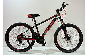 Велосипед 27,5/quot; Virage FORSE-1 AM DD EF500 (рама 17/quot;) чорно-червоний глянець