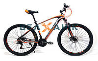 Велосипед 29" Virage Grand AM DD EF500 (рама 18") черно-серо-оранжевый глянец