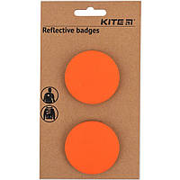 Набор значков светоотражающих Kite оранжевые K23-107-4