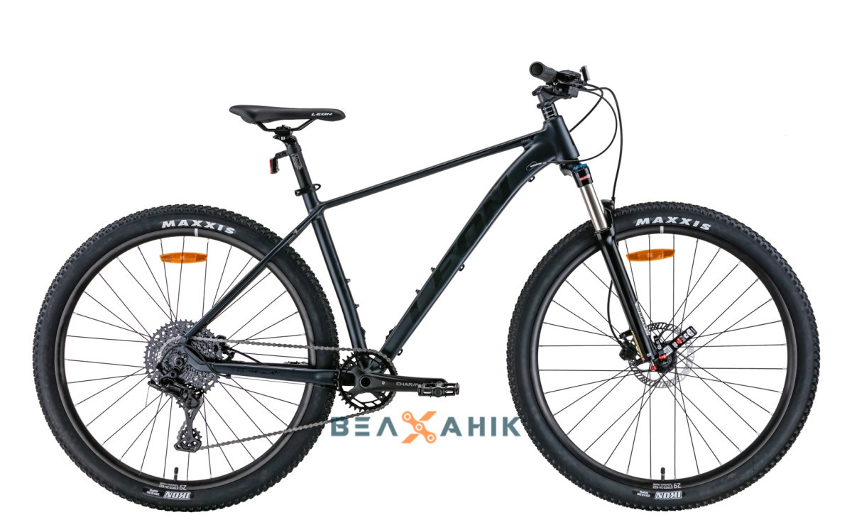Велосипед 29/quot; LEON TN-50 AM Hydraulic lock out HDDD (рама 19/quot;) сірий з чорним мат