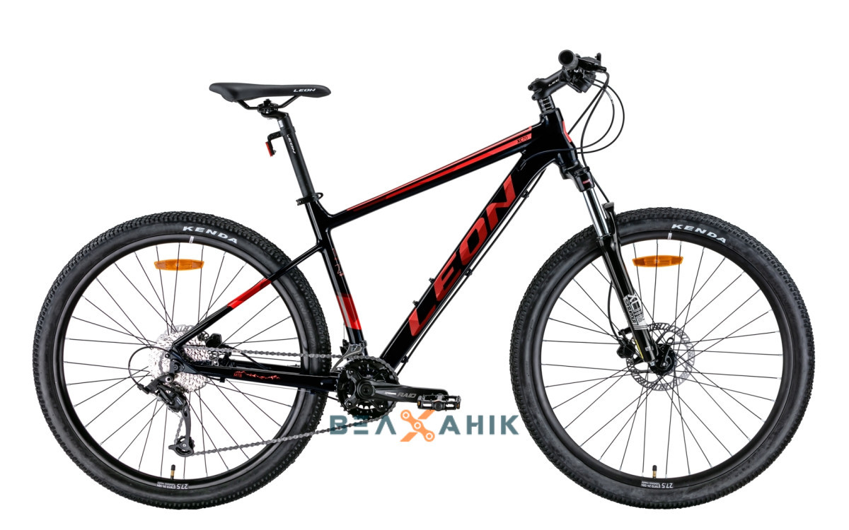 Велосипед 27,5" LEON XC-70 AM Hydraulic lock out HDD (рама 20") червоний з червоним мат