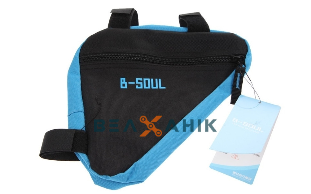 Велосумка на раму BC-BG064 /quot;трикутник/quot; 20х18х4 см чорно-синя