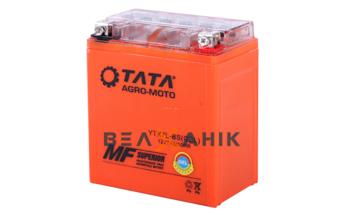 Акумулятор гелевий 7Ah OUTDO UTX7L-BS MOTO 113х70х132 мм (2,2 кг)