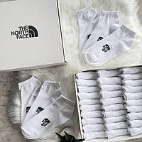 Мужские носки The North Face набор 30 пар 41-45 белые, Комплект мужских носков ТНФ