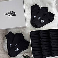 Мужские носки The North Face набор 30 пар 41-45 черные, Комплект мужских носков ТНФ