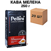Ящик меленої кави Pellini Espresso Superiore Tradizionale 250 г (у ящику 20 шт)