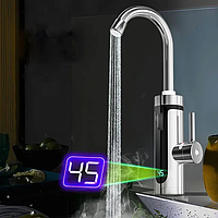 Проточний електричний водонагрівач RX-011-1 Instant Electric Heating Water Faucet кран з екраном mid