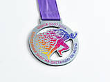 Медаль із сірого акрилу Круг, фото 2