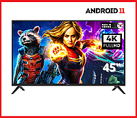 Телевізор СМАРТ WI-FI Hisense 45" Smart-TV/Full HD/DVB-T2/USB Android 13.0 + пульт ДК